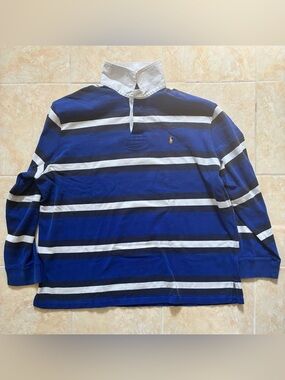 Polo by Ralph Lauren Vintage 90s Striped Rugby Shirt